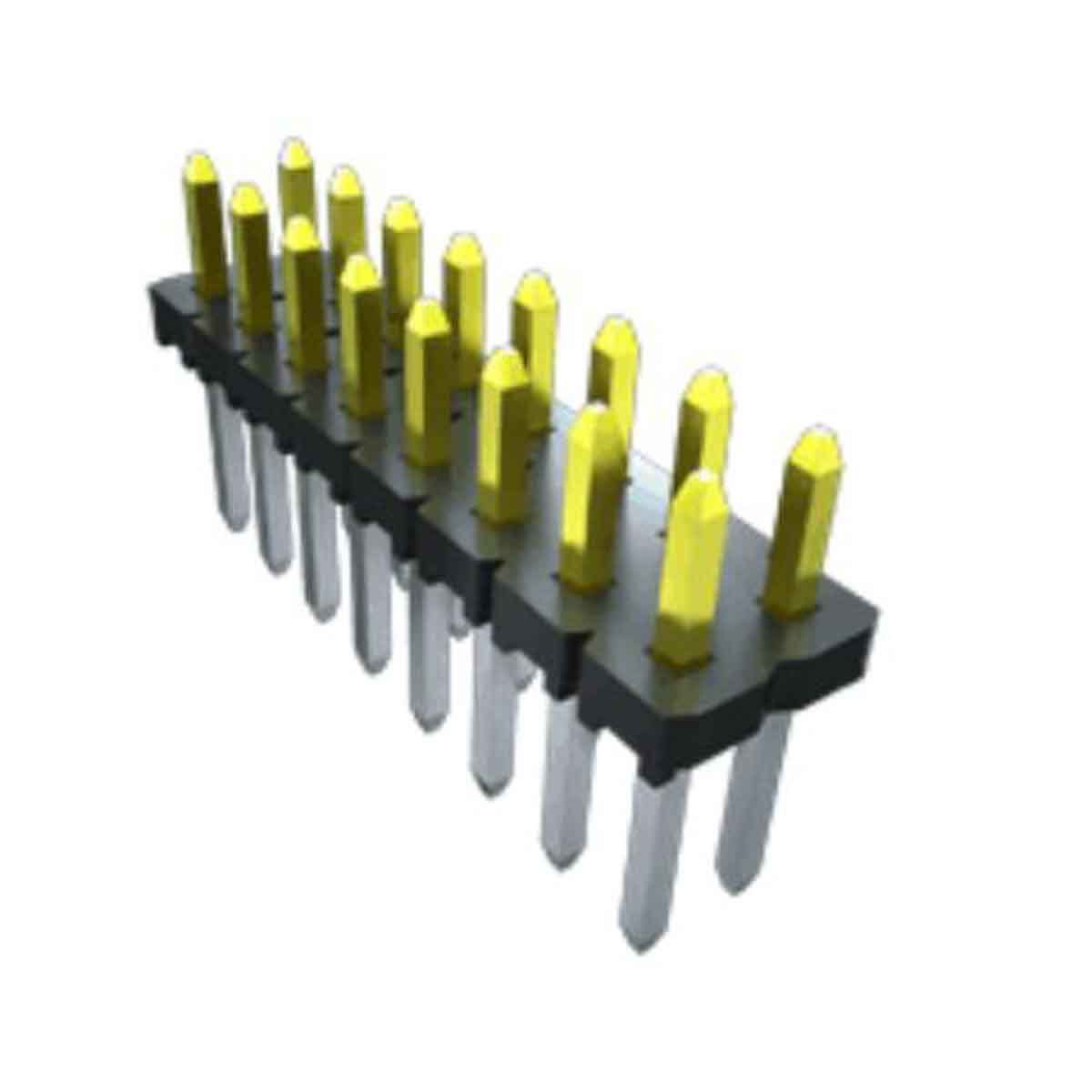 Samtec TLW Series Straight Through Hole Pin Header, 14 Contact(s), 2.54 mm Pitch, 2 Row, Unshrouded