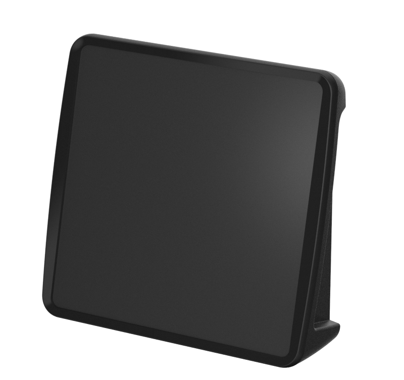 Bopla BoPad Series Black ABS Desktop Enclosure, Sloped Front, 226 x 220 x 83.70mm
