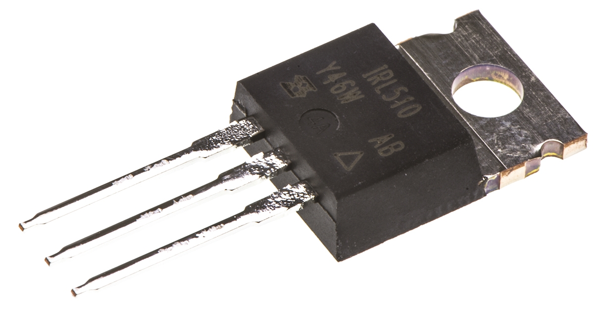 Vishay IRL Type N-Channel MOSFET, 5.6 A, 100 V Enhancement, 3-Pin TO-220