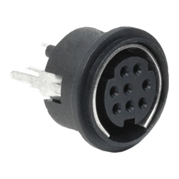 Same Sky 6 Pole Din, Female, Panel Mount