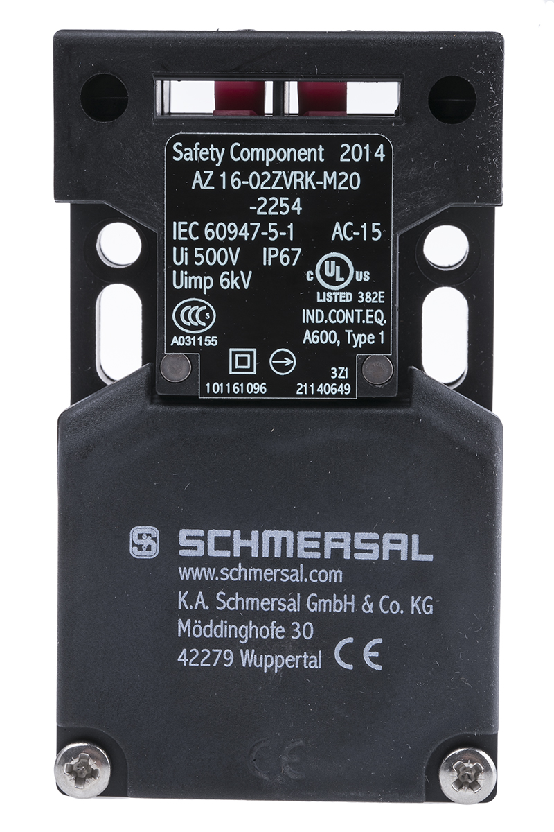 Schmersal AZ16 Safety Interlock Switch, 2NC, Keyed, Glass Fibre Reinforced Thermoplastic