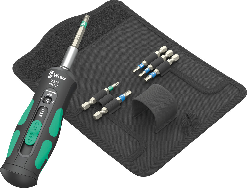 Wera Torx Bit Holder & Standard Screwdriver Set, 7-Piece