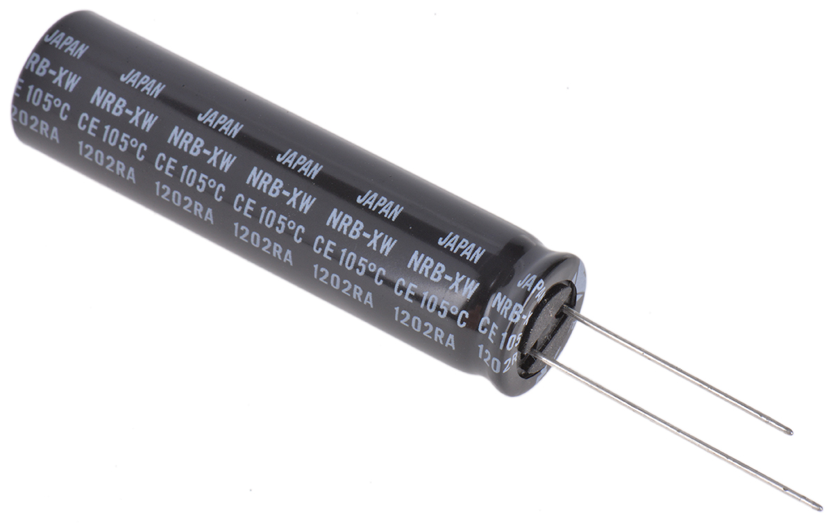 NIC Components 68μF Aluminium Electrolytic Capacitor 450V dc, Radial, Through Hole - NRB-XW680M450V12.5X50F