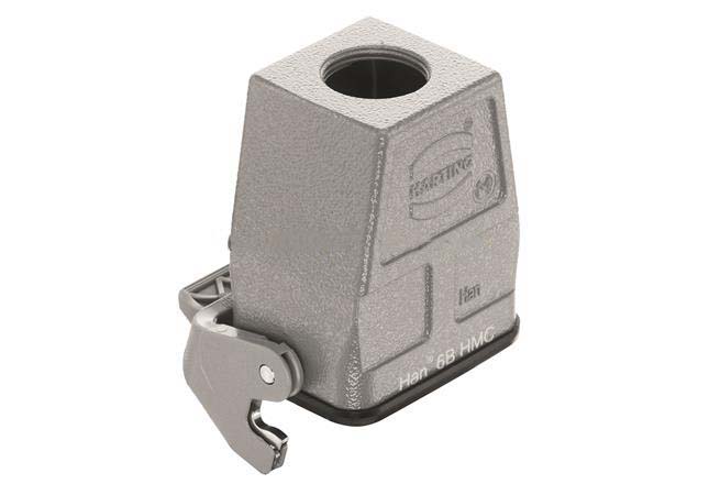HARTING Han HMC Heavy Duty Power Connector Hood, M25 x 1.5 Thread, Top Entry Han B HMC Range