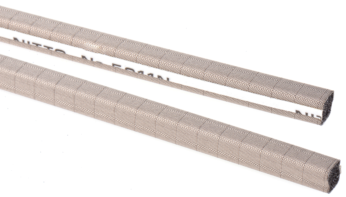 3020505, Shielding Strip of Ni/Cu Layered Metallized Fiber/Polyether Urethane Foam With Tape 1m x 5mm x 5mm