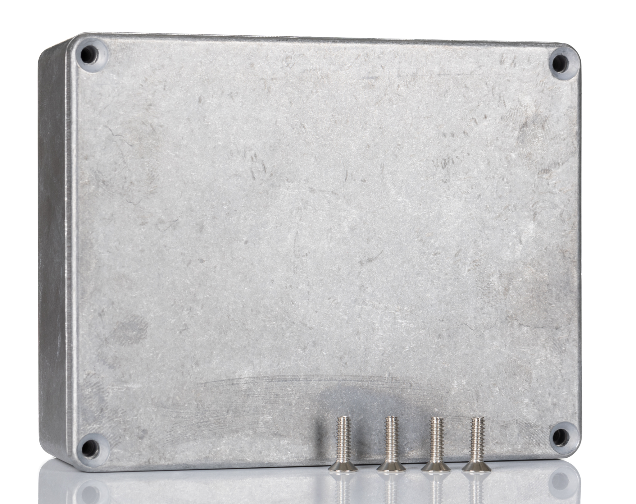 Hammond 1590 Series Natural Die Cast Aluminium Enclosure, IP54, Natural Lid, 119.5 x 94 x 34mm