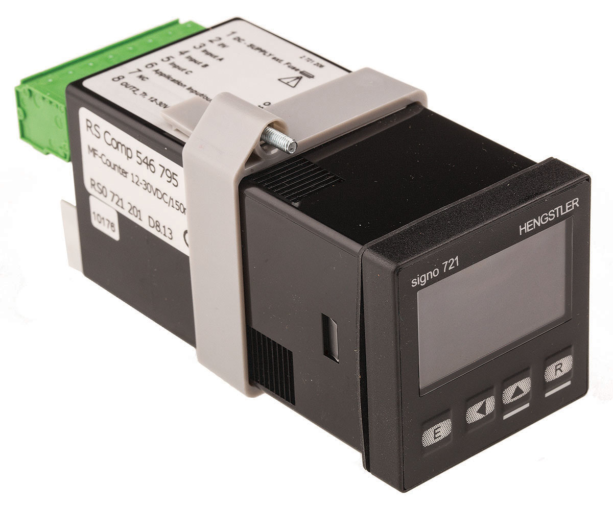Hengstler SIGNO 721 Counter, 5 Digit LCD, 60kHz, 12 → 30 V dc