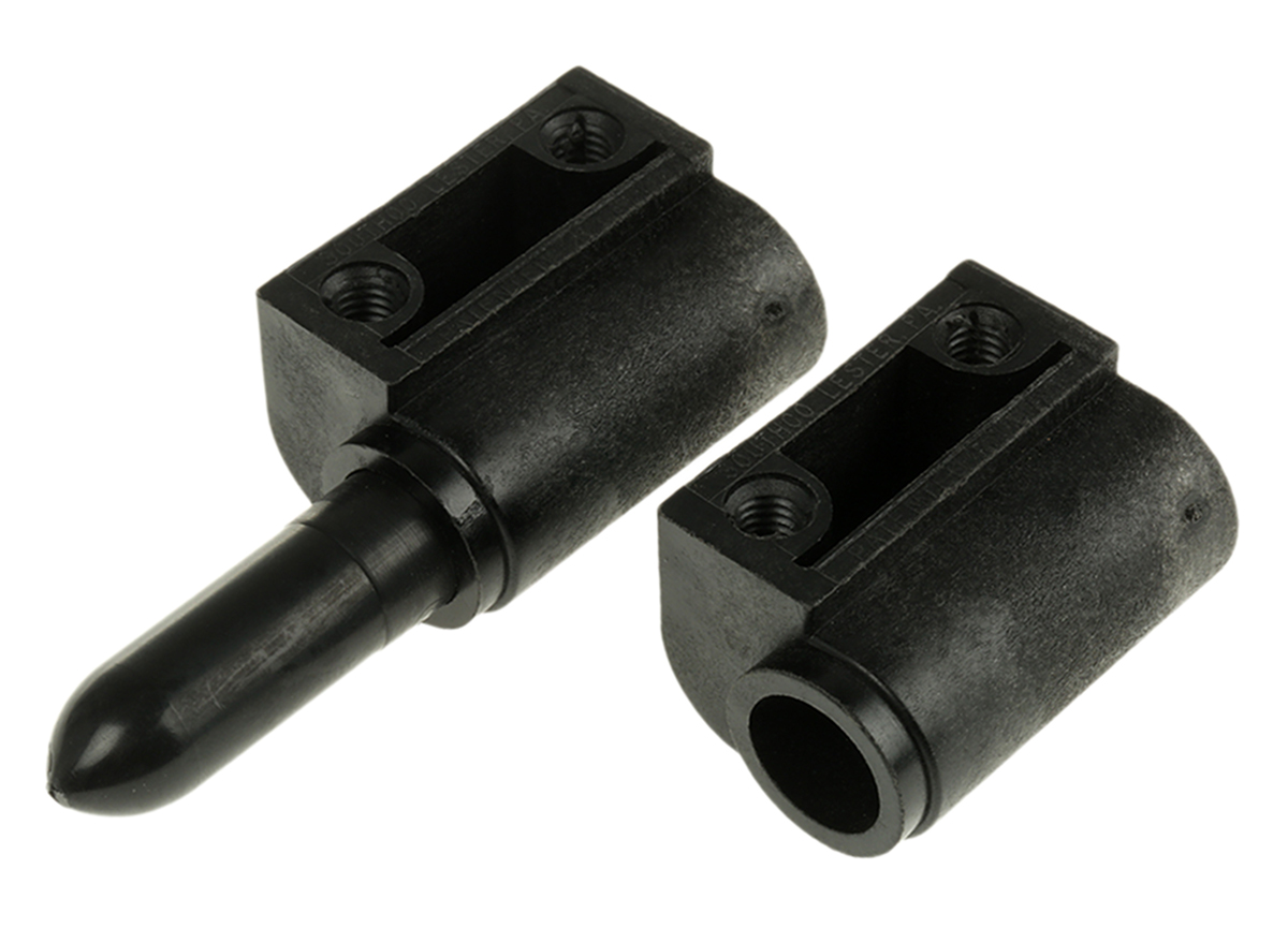 Southco Nylon Barrel Hinge with a Lift-off Pin, Screw Fixing, 78mm x 28.5mm x 19mm