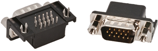 Amphenol ICC 10090926 15 Way Right Angle Through Hole D-sub Connector Plug, 2.29mm Pitch