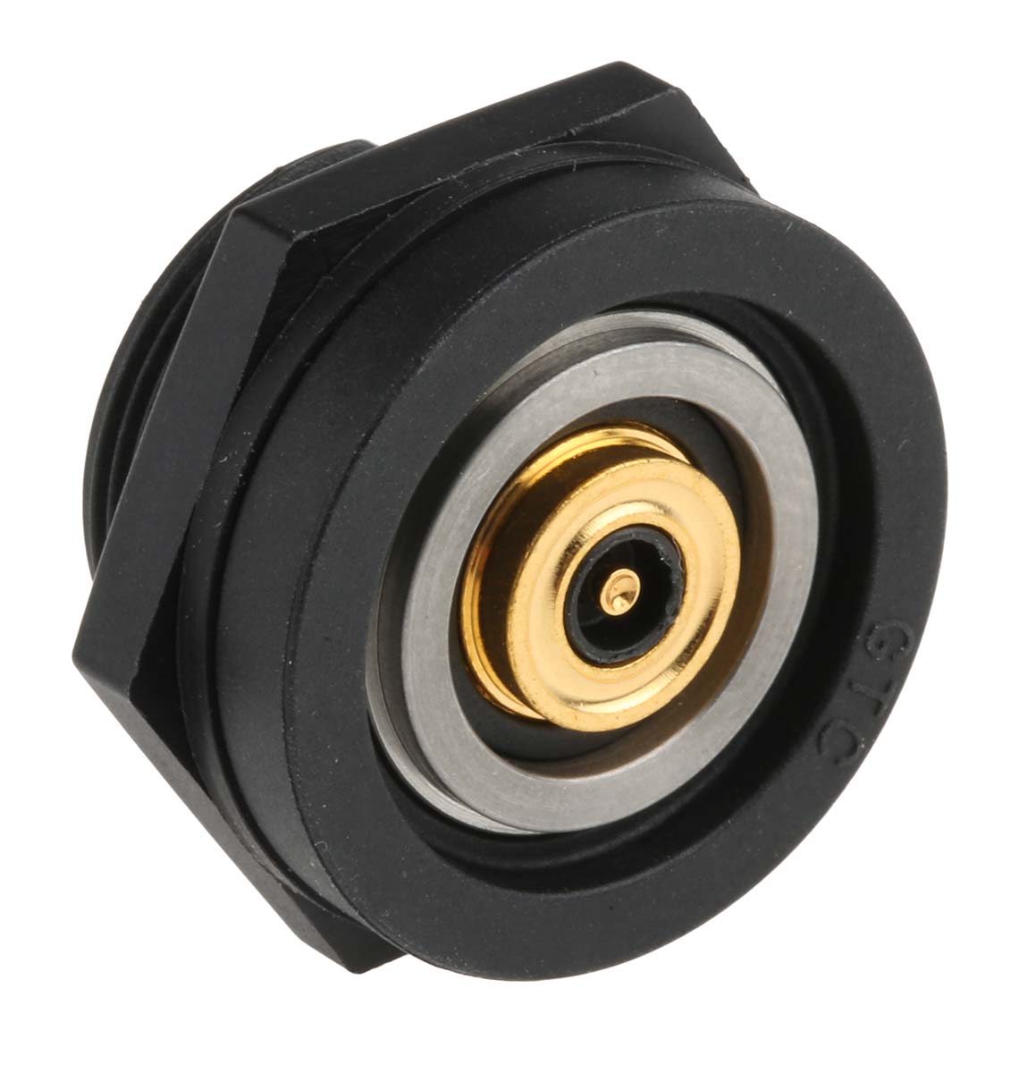 RS PRO, Straight Panel Mount2 way Magnetic Connector, Copper Alloy Contact Female, Solder Termination
