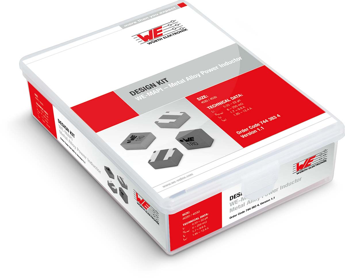 Wurth Elektronik SMD Power Inductor Components Inductor Kit, 21 pieces