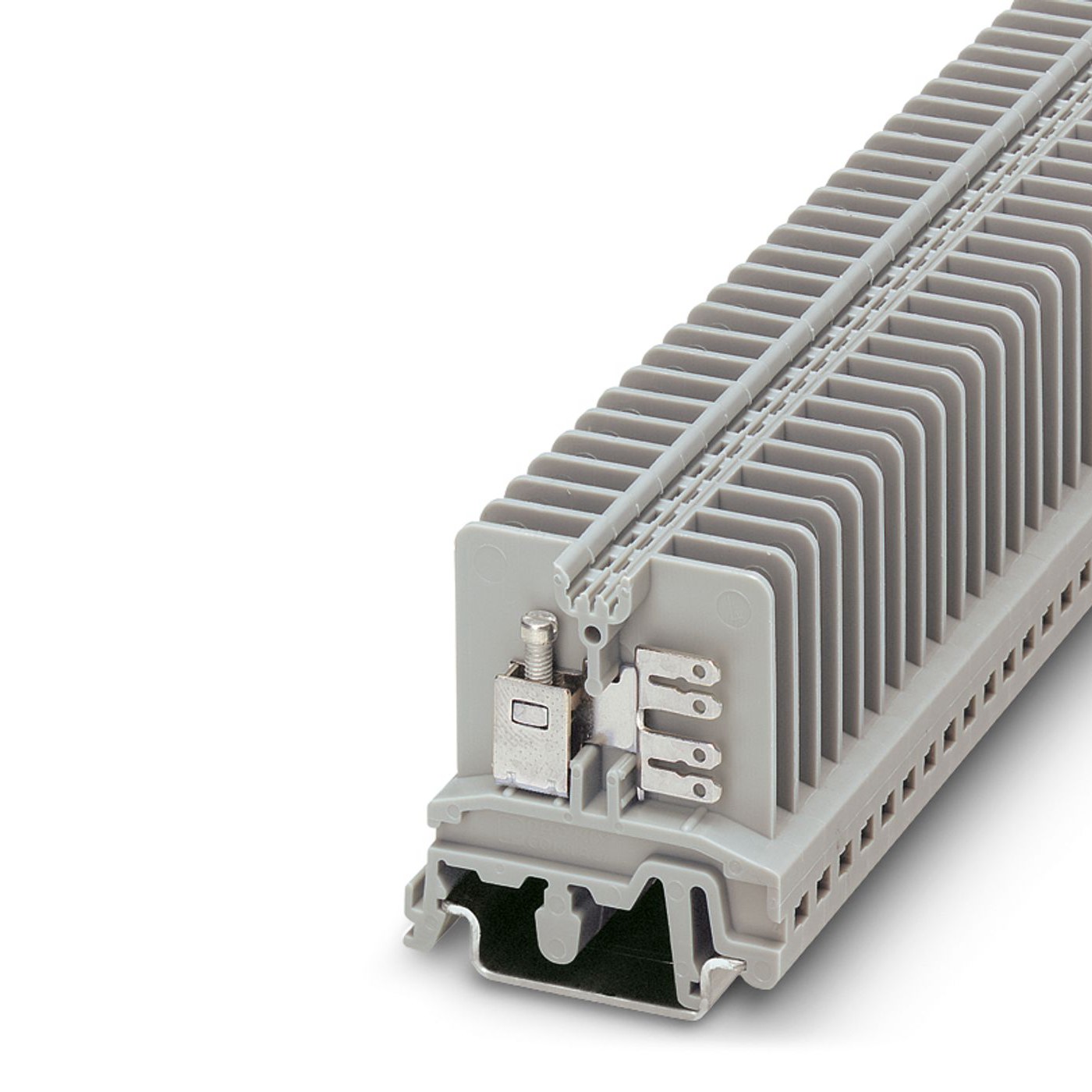 Phoenix Contact 0270018 USK 4-FSR(4-2.8-0.8) Series Grey, 4mm², 1-Level, Screw Termination