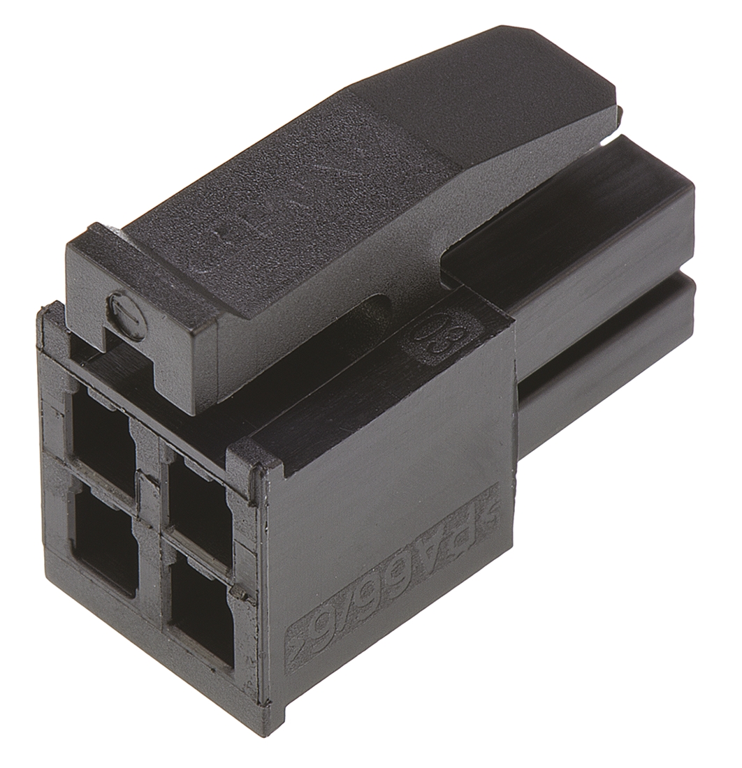TE Connectivity, Micro MATE-N-LOK Female Connector Housing, 3mm Pitch, 4 Way, 2 Row