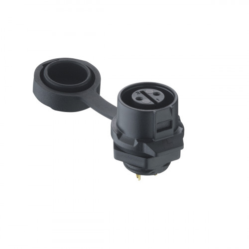 Lumberg Circular Connector, 4 Contacts, Panel, Socket, Female, IP65, IP67, 02 Series