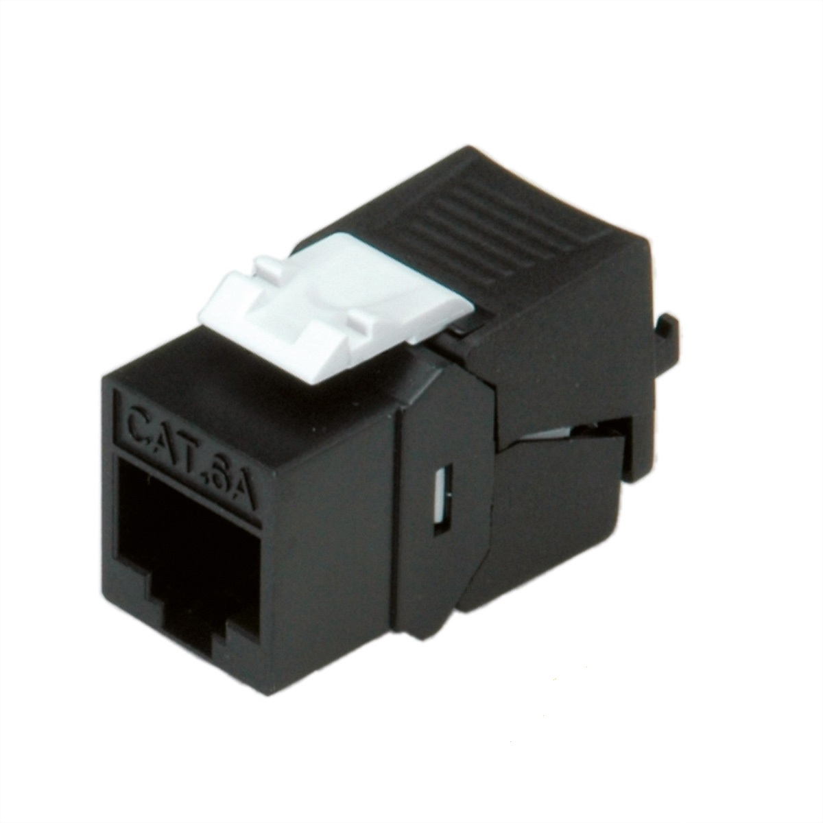 Roline RJ45 Keystone Jack Series Female RJ45 Connector, Keystone Mount, Cat6a 1 Port 1 -Way