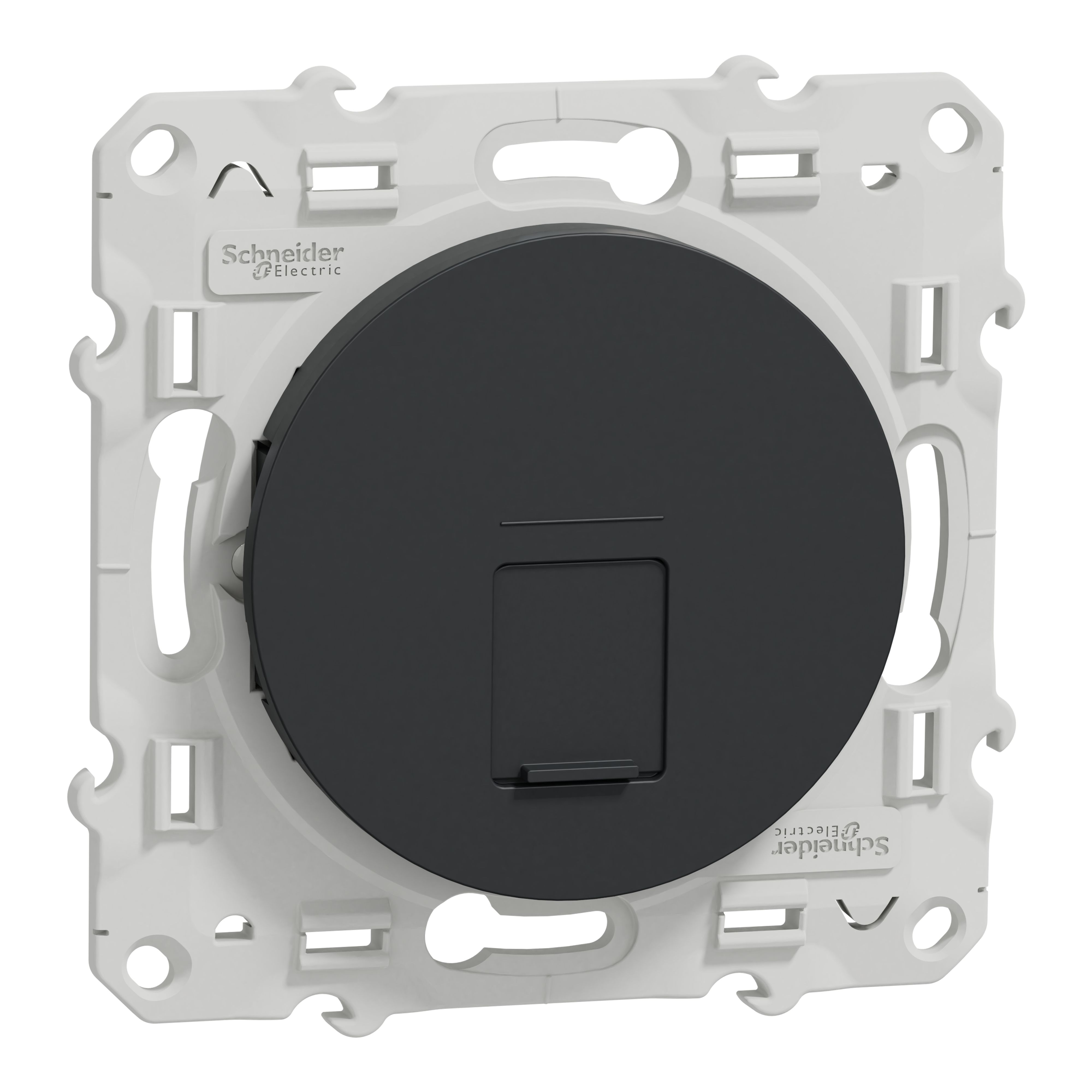 Schneider Electric Anthracite, 1 Way, 1 Gang, Odace