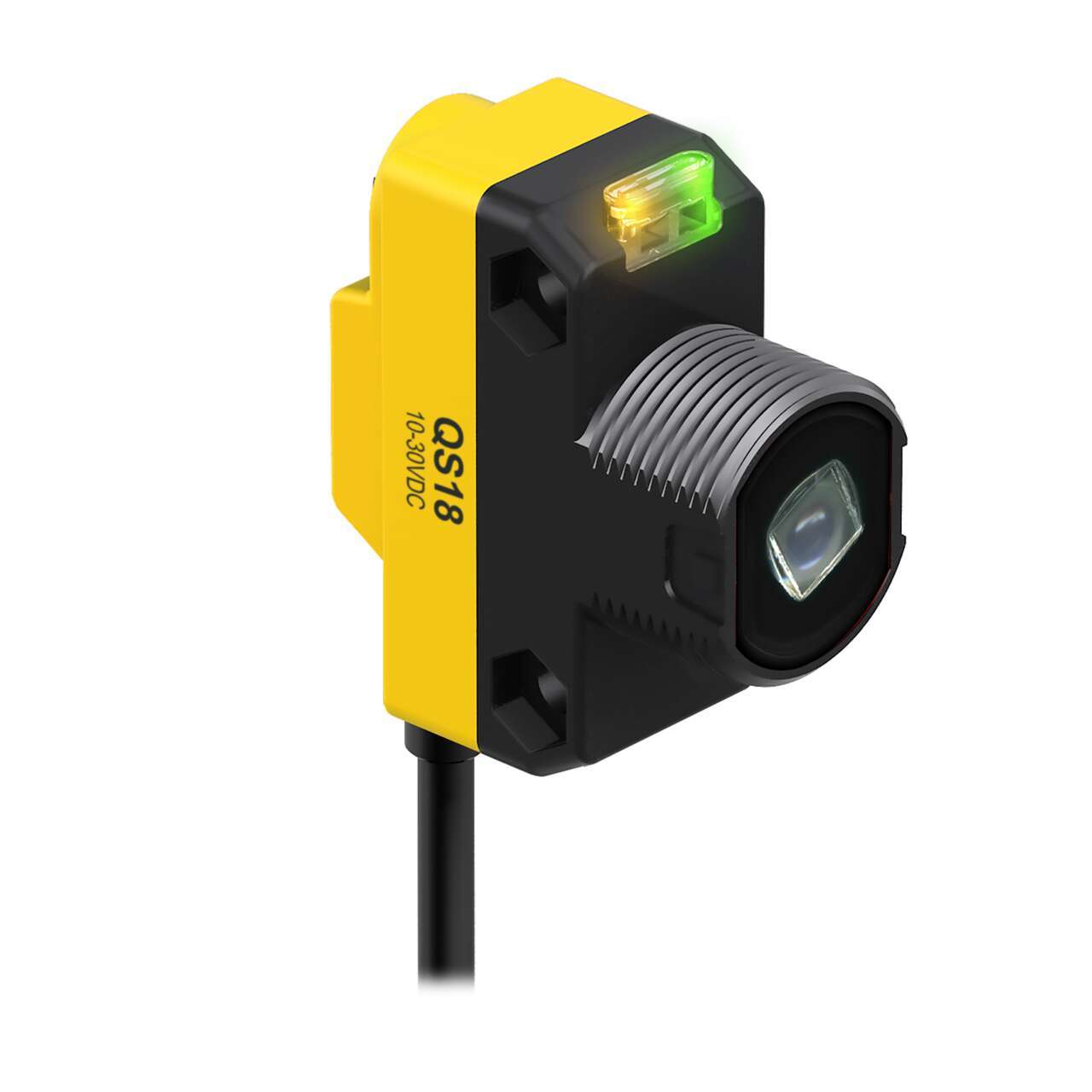 Banner Diffuse Photoelectric Sensor, Rectangular Sensor, 30 m Detection Range