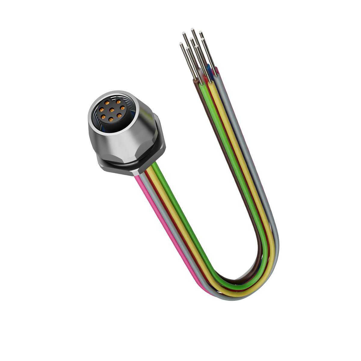 Lapp Female 8 way M12 to 8 way M16 Circular Connector, 0.5 m