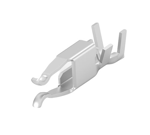 TE Connectivity, 2391430 Uninsulated, Tin Crimp Pin Connector 22AWG, Grey