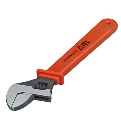 ITL Insulated Tools Ltd Adjustable Spanner, 156 mm Overall, Thermoplastic Grip Handle, VDE/1000V