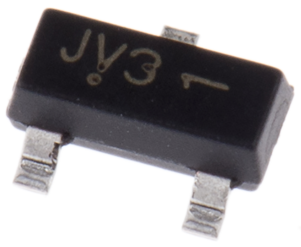 onsemi 30 V 200 mA Diode Schottky 3-Pin SOT-23