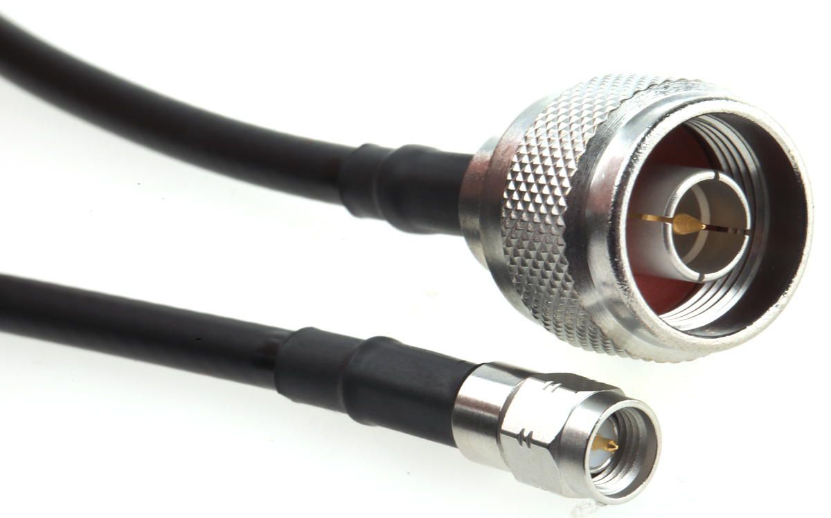 Radiall Cable Assembly Series Male Type N to Male SMA, 500 mm 50 Ω