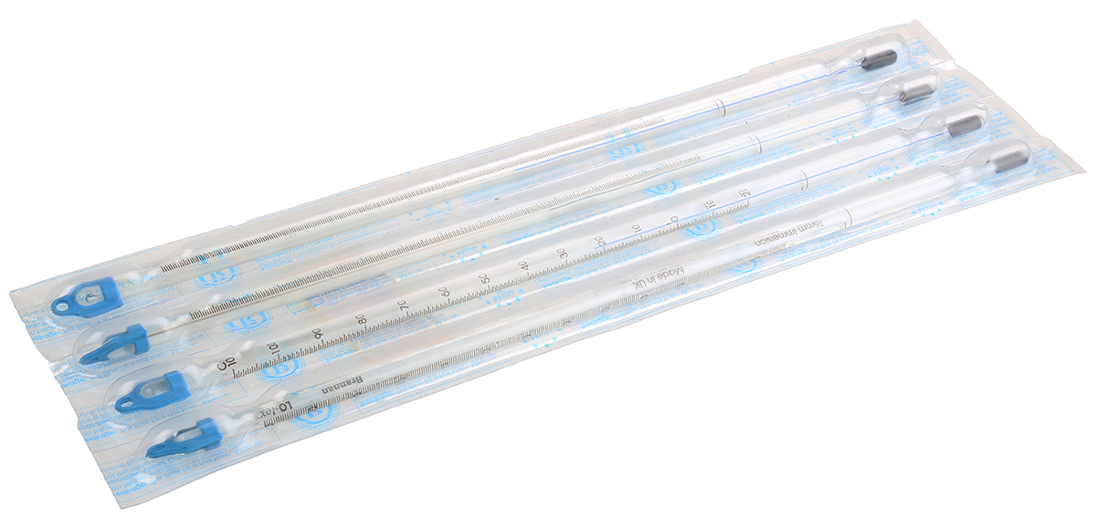 Brannan Immersion Glass Thermometer, +110 °C max