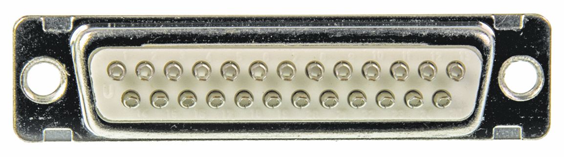 Amphenol Communications Solutions 25 Way Panel Mount D-sub Connector Socket, 2.76mm Pitch