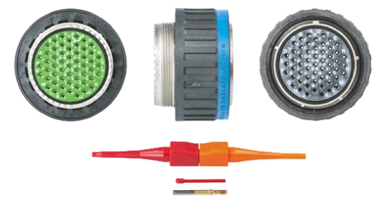 Souriau Sunbank by Eaton, EN3645, Copper Alloy 55 Way Cable Mount MIL Spec Circular Connector Plug, Socket