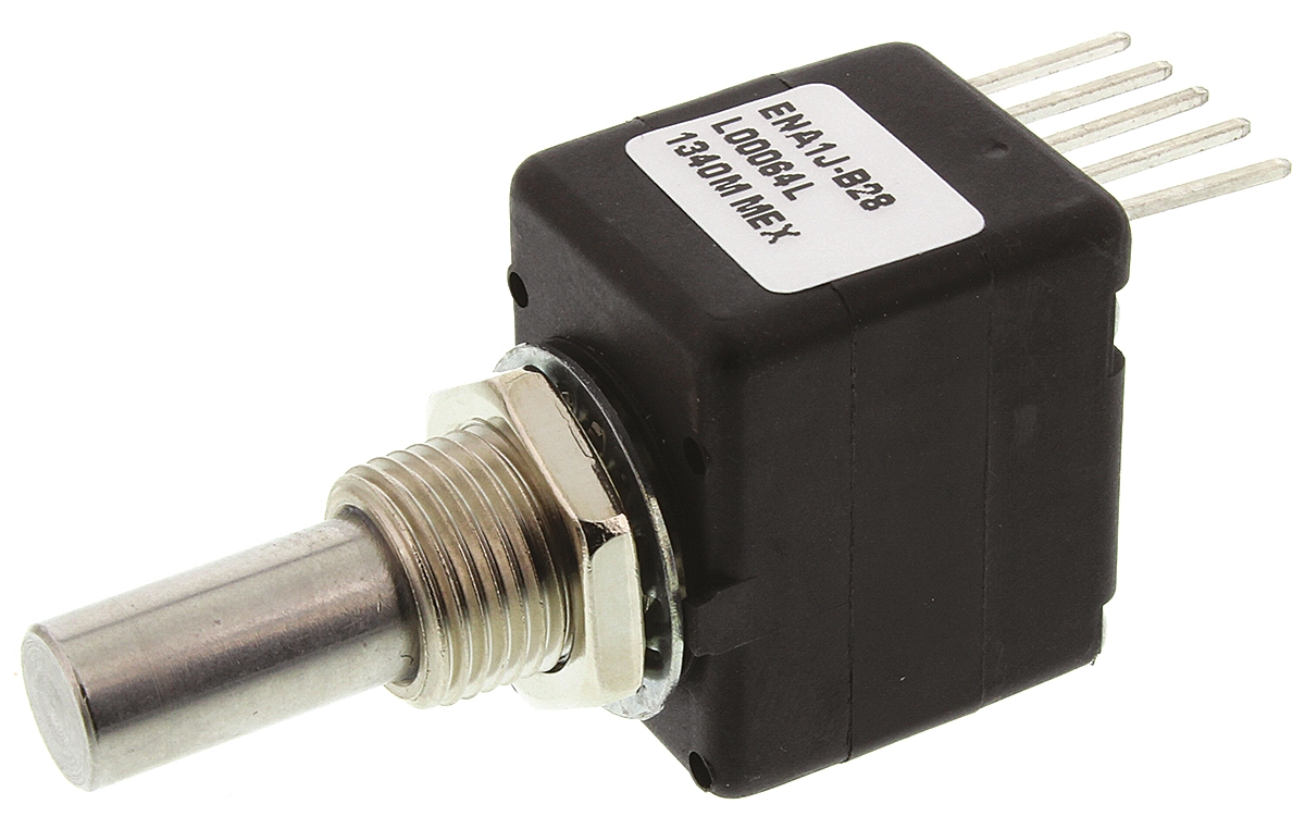 Bourns 5V dc 64 Pulse Optical Encoder with a 6.35 mm Round Shaft, Bracket Mount