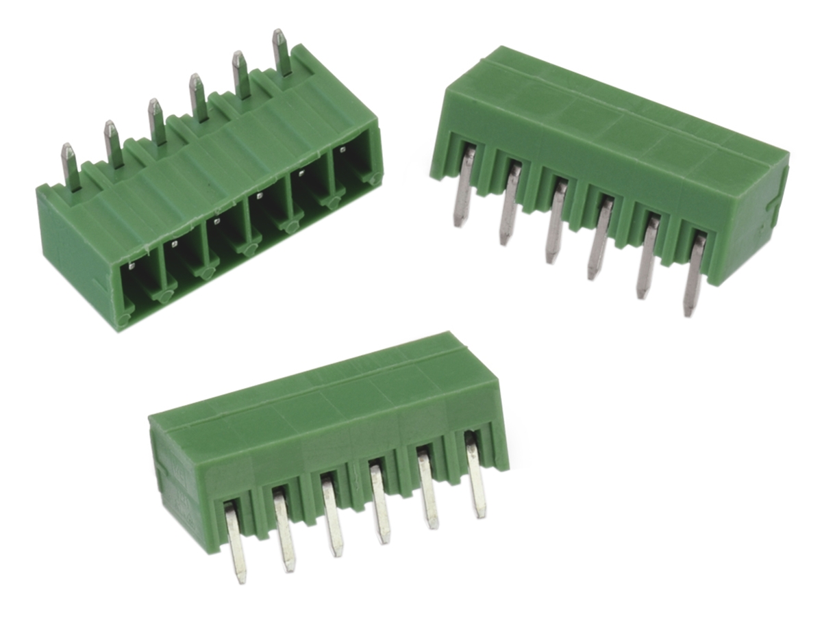 Wurth Elektronik, 3.5mm Pitch, 3221, 3 Way, Pluggable Terminal Block, Header, Through Hole, Solder Termination,