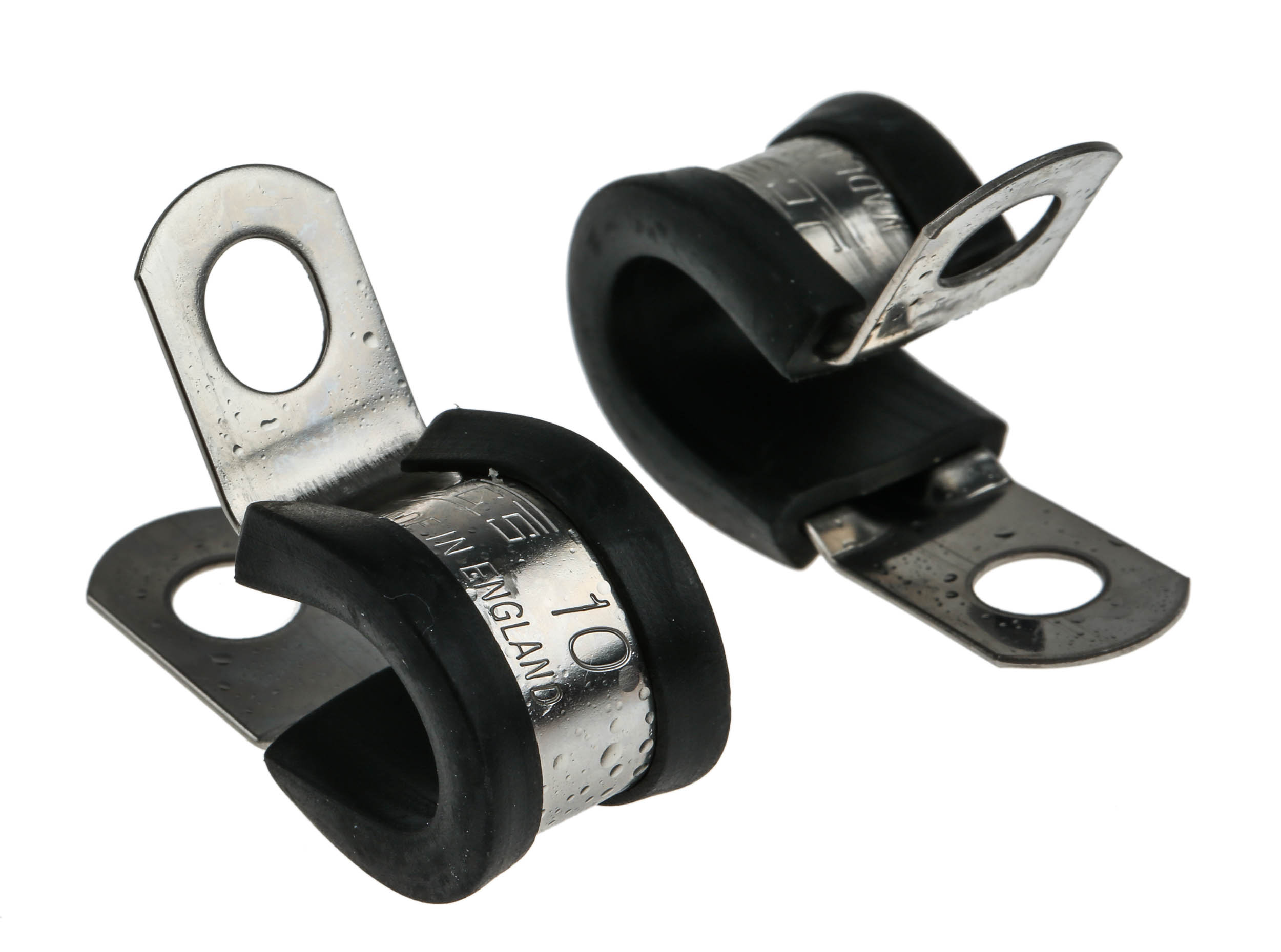 JCS 8mm Black, Stainless Steel 304 P Clip