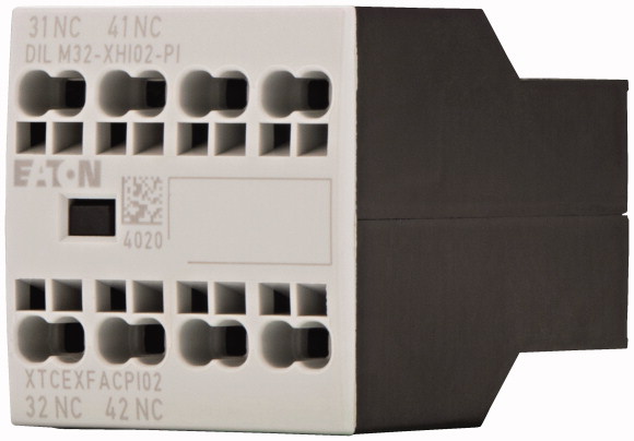 Eaton Auxiliary Contact, 2 Contact, 2 NC, Front Fixing