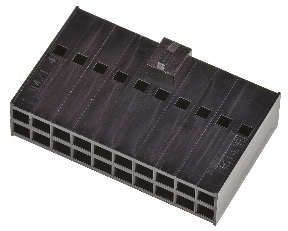 Molex, C-Grid III Female Connector Housing, 2.54mm Pitch, 20 Way, 2 Row
