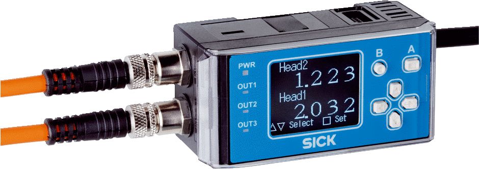 SICK, AOD1 Series Evaluation Unit, 2m Cable Length for Use with Sensors