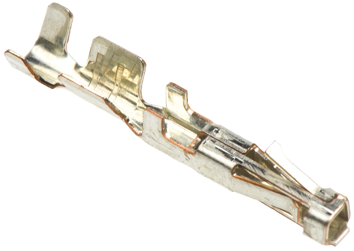 TE Connectivity Micro MATE-N-LOK Series Female Crimp Terminal, 24AWG Min, 20AWG Max
