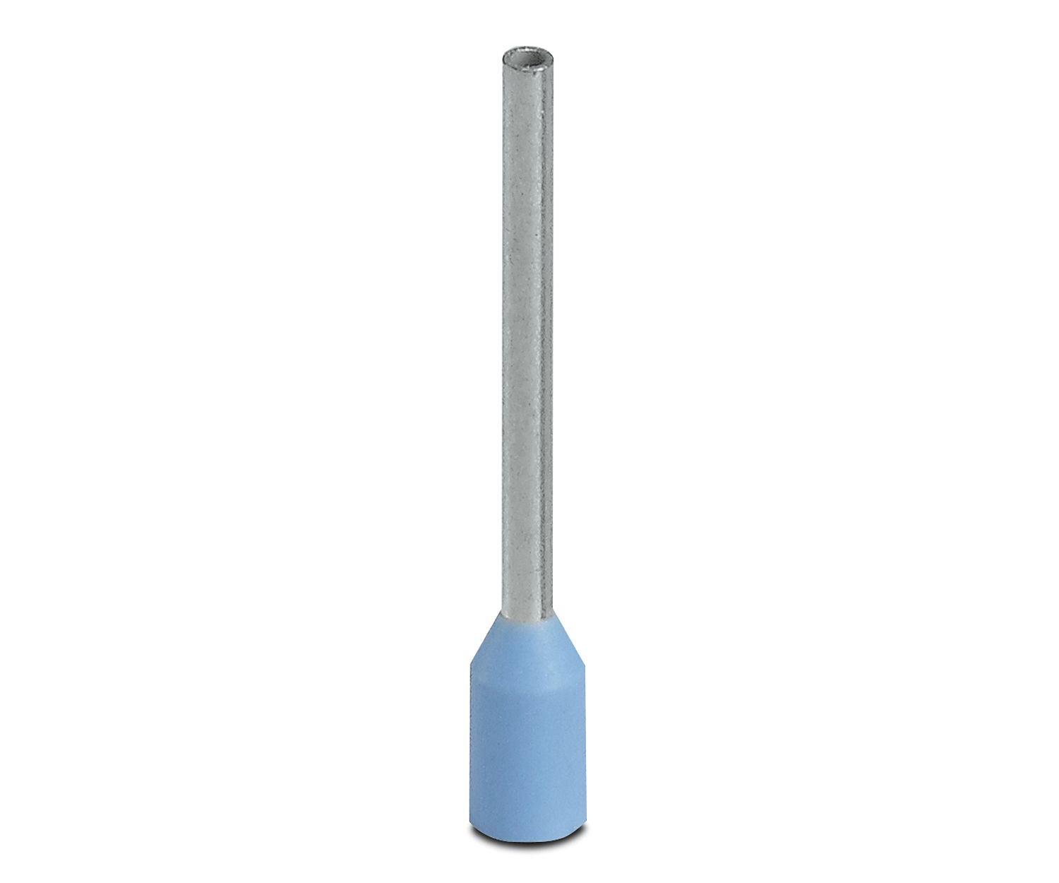 Phoenix Contact, AI0.25-12 BU Insulated Crimp Bootlace Ferrule, 12mm Pin Length, 0.8mm Pin Diameter, 0.25mm² Wire Size,