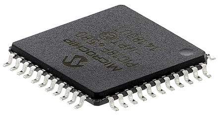 Microchip PIC18F4580-I/PT, 8 bit PIC, PIC18F4580 Microcontroller, 40 MHz, 32kB FLASH, 44-Pin TQFP