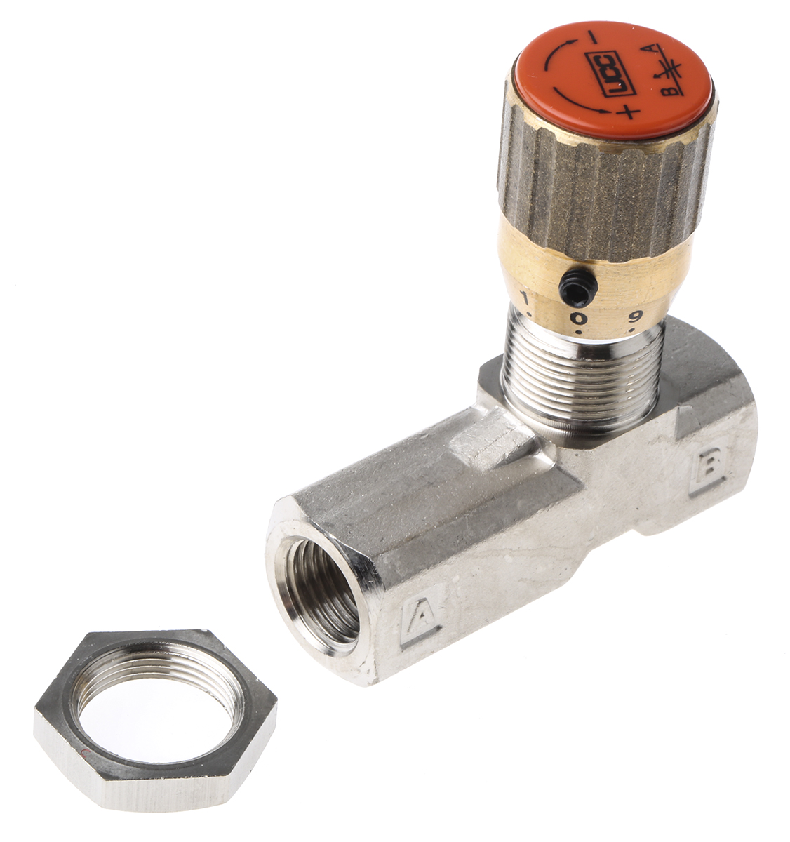 Parker Inline Mounting Hydraulic Flow Control Valve, G 1/4, 210bar, 2000-VALVE, 3L/min