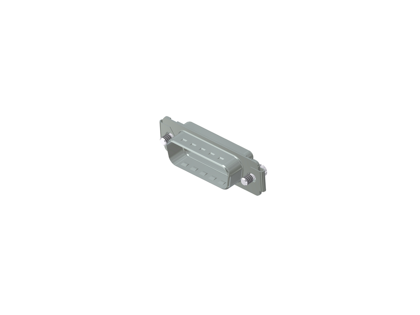 CONEC, 165X167 Series D-Sub Backshell Cap For Use With Socket Connector