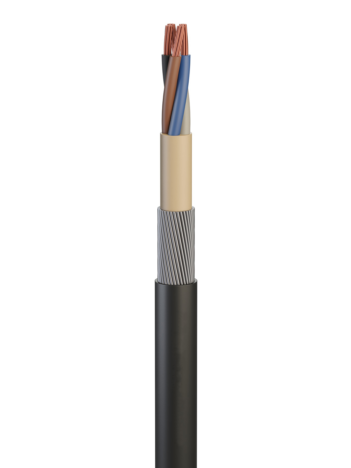 RS PRO 16 mm² 3 Core Power Cable PVC