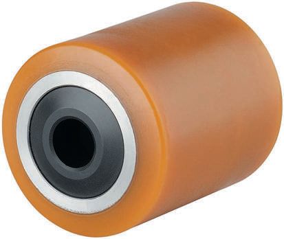 Tente Yellow Polyurethane Sealed Bearings Trolley Wheel, 1000kg