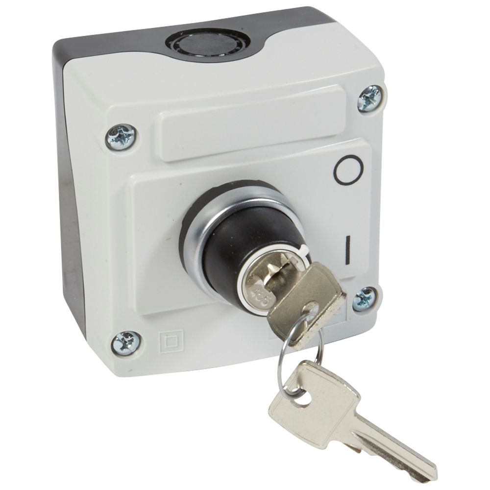 Legrand Grey Key Operated Socket Switch, 2 Poles