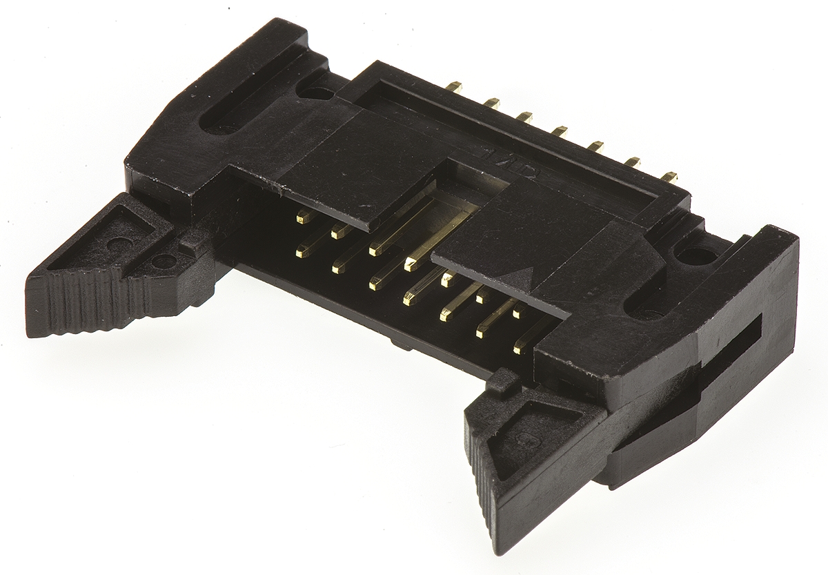 Amphenol Communications Solutions T816 Series Straight Through Hole PCB Header, 14 Contact(s), 2.54 mm Pitch, 2 Row,