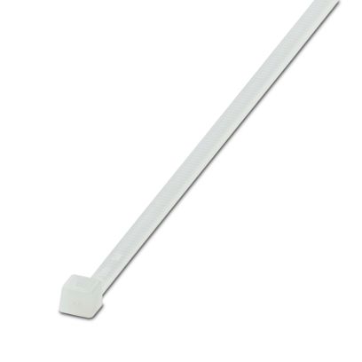 Phoenix Contact Cable Ties, Standard, 360mm x 4.8 mm, Clear Polyamide, Pk-100