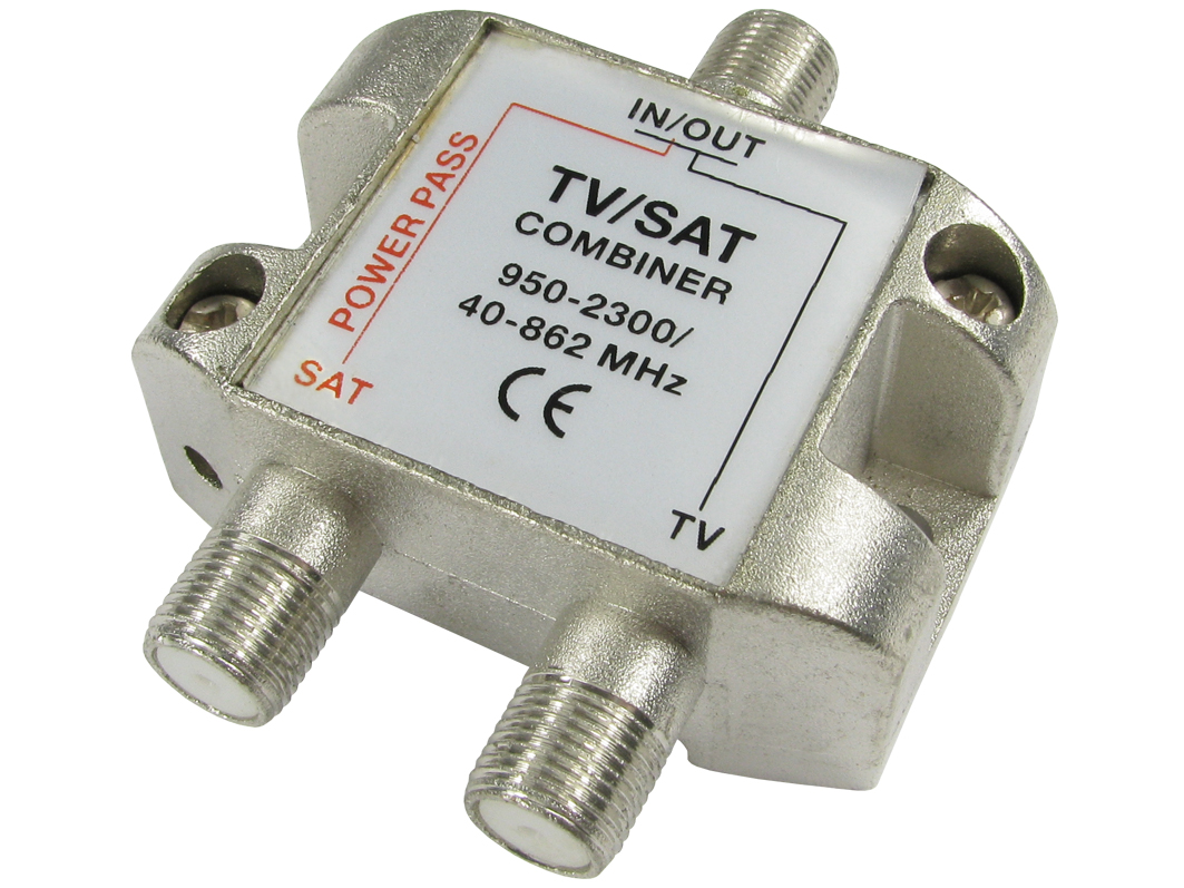 RS PRO TV Aerial RF Splitter 1 x Aerial, 2 x Aerial, Frequency 950 → 2300, 40 → 862MHz