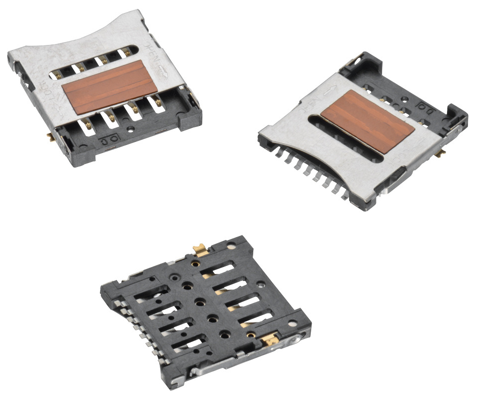 Wurth Elektronik 8 Way Micro Memory Card Connector With Solder Termination