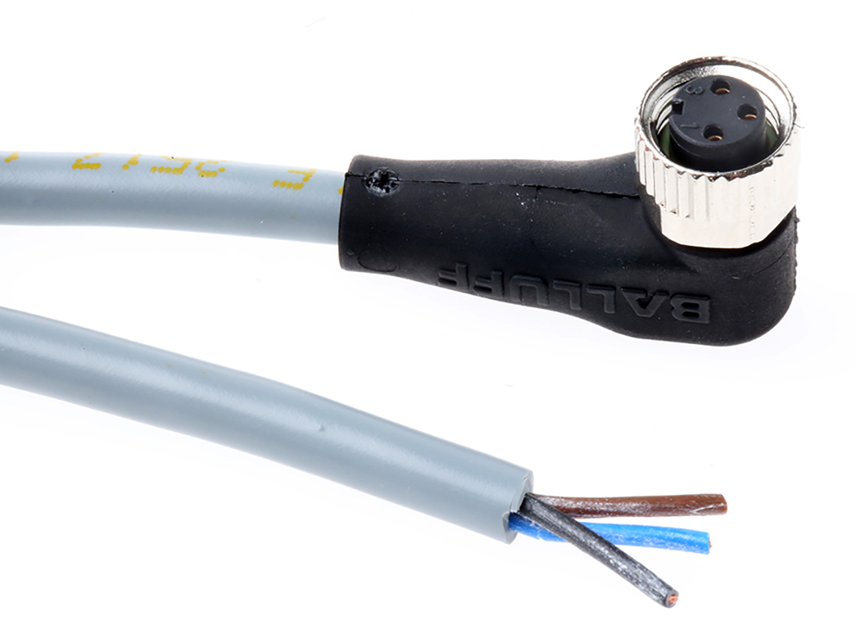 BALLUFF Female 34 way M12 to Male 34 way M12, M8 Sensor Actuator Cable