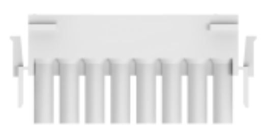 TE Connectivity, Universal MATE-N-LOK Male Connector Housing, 6.35mm Pitch, 8 Way, 1 Row