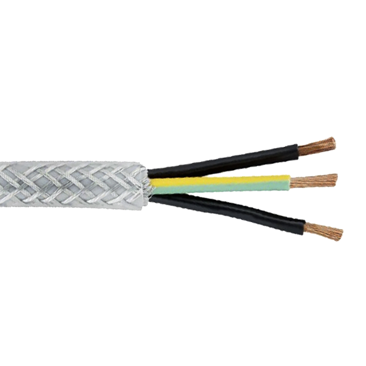 Lapp ÖLFLEX CLASSIC 110 SY Control Cable, 3 Cores, 0.75 mm² CSA 18 AWG, Screened, 50 m, Transparent Polyvinyl Chloride